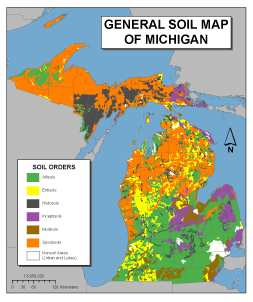 General Soils Map of Michigan